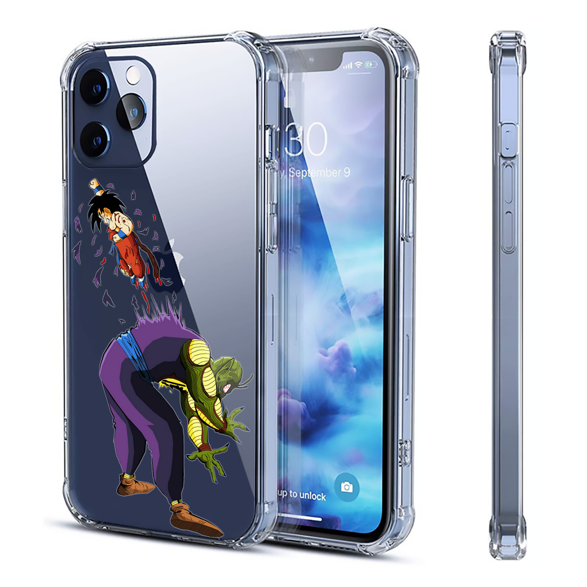 （画像用） ドラゴンボール DRAGON BALL 【iPhone 12シリーズ対応】透明スマホケース（クリアソフトケース）